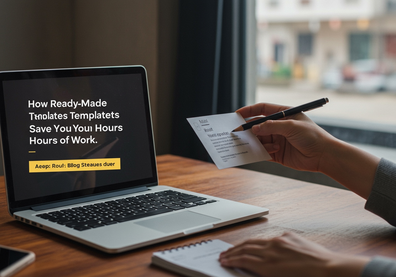 How Ready-Made Templates Save You Hours of Work