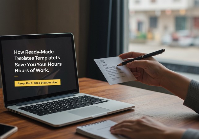 How Ready-Made Templates Save You Hours of Work